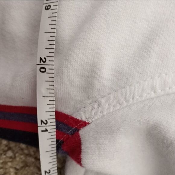 Cutter & Buck M Shrtslvs 100% Cotton Multiclred Strips Logo Polo Men's T- Shirt - Picture 5 of 8
